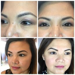 Top: 8wks healed Bottom: after touch up