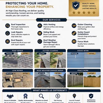 High Class Roofing - Roofing Near Me - Fresno, Texas High Class Roofing - Roofing Near Me - Fresno, Texas