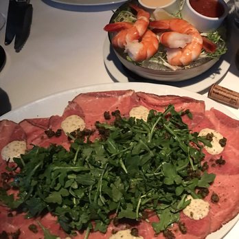 Black+Blue Vancouver - Beef carpaccio and shrimp cocktail - Steakhouses Near Me - Vancouver, British Columbia