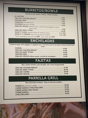 Menu photo 3 Burrito Parrilla Mexicana - Carol Stream Carol Stream, IL Menu photo 3 Burrito Parrilla Mexicana - Carol Stream Carol Stream, IL