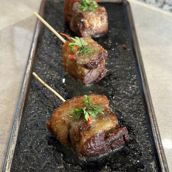 Jealous Fork - Pork Belly Bites - Pancakes Near Me - Miami, Florida