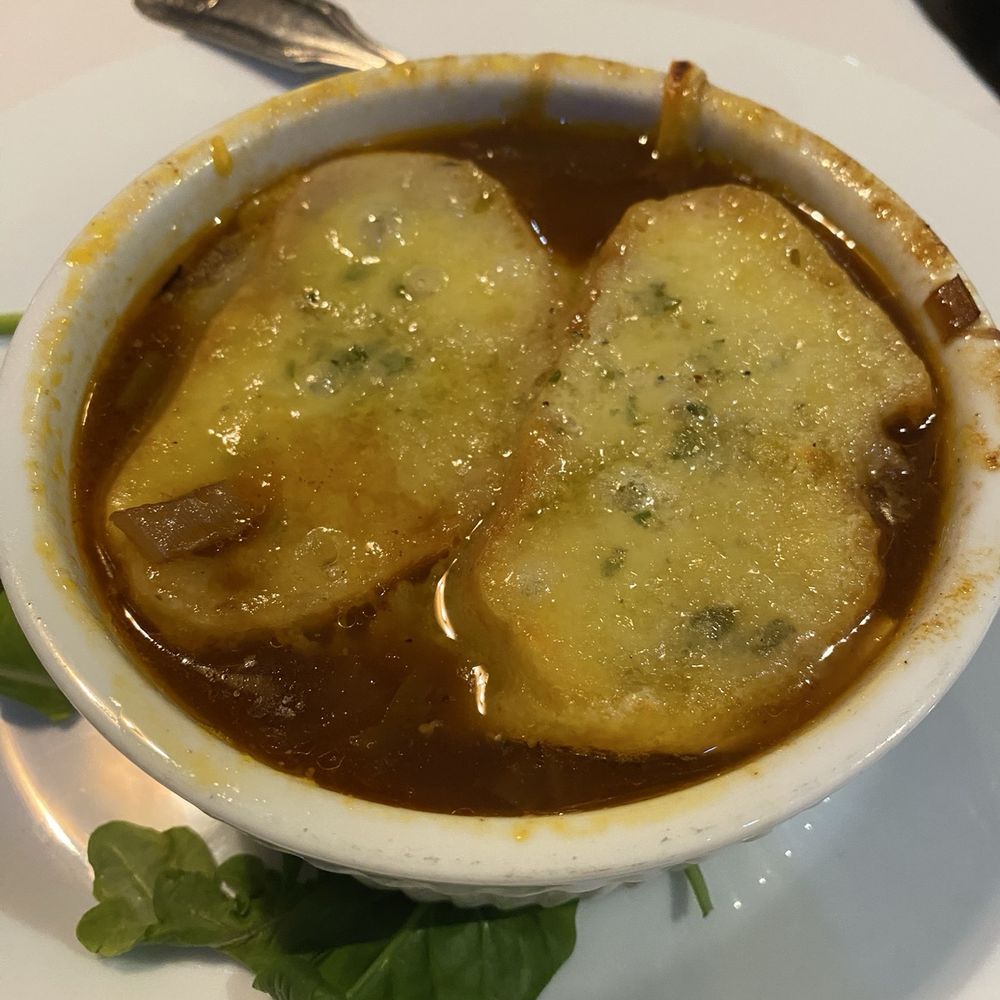 Arte Cafe - French onion soup - New American Near Me - Bellflower, California Arte Cafe - French onion soup - New American Near Me - Bellflower, California