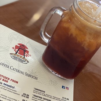 Lighthouse Thai Sushi - Home made Thai ice tea - Thai Near Me - Lighthouse Point, Florida