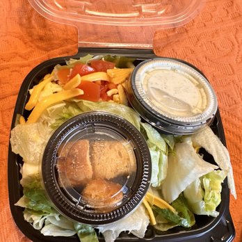 Saltgrass Steak House - House salad with ranch dressing and croutons - Steakhouses Near Me - The Colony, Texas Saltgrass Steak House - House salad with ranch dressing and croutons - Steakhouses Near Me - The Colony, Texas