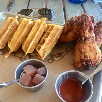 Lightkeepers - Chicken & waffles - New American Near Me - Key Biscayne, Florida