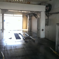 Action Auto Wash - The view inside the Action Auto Hurricane wash