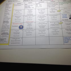 Monterey Hills Elementary School - The menu