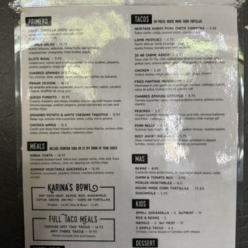 Cochinito Taqueria - Menu - Tacos Near Me - Spokane, Washington Cochinito Taqueria - Menu - Tacos Near Me - Spokane, Washington