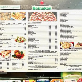 Rosa's Pizza - Pizza Near Me - Ridgewood, New York