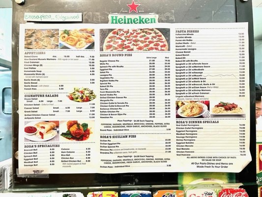 Menu photo 5 Rosa's Pizza Ridgewood, NY