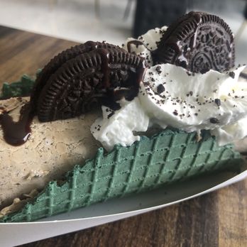 La Creme Roulee - #6 Coffee & Cream Ice Cream Taco!!! - Waffles Near Me - Laurel, Maryland