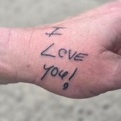 The Tattoo Factory of Hickory - My husband's handwriting