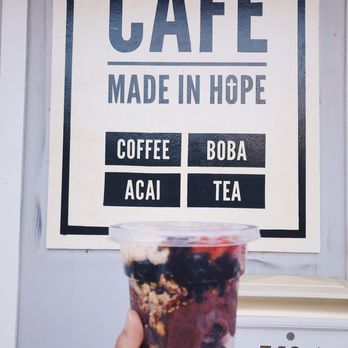 Made in Hope Cafe - Regular size açai to go - Acai Bowls Near Me - Wailuku, Hawaii Made in Hope Cafe - Regular size açai to go - Acai Bowls Near Me - Wailuku, Hawaii