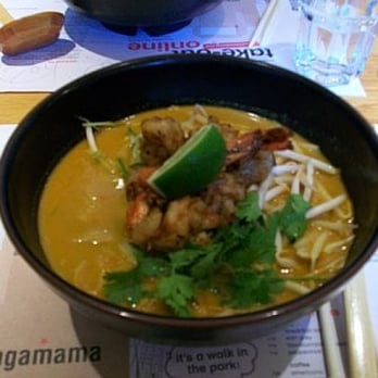 Wagamama - Ebi Kare Lomen - Japanese Near Me - London, XGL Wagamama - Ebi Kare Lomen - Japanese Near Me - London, XGL