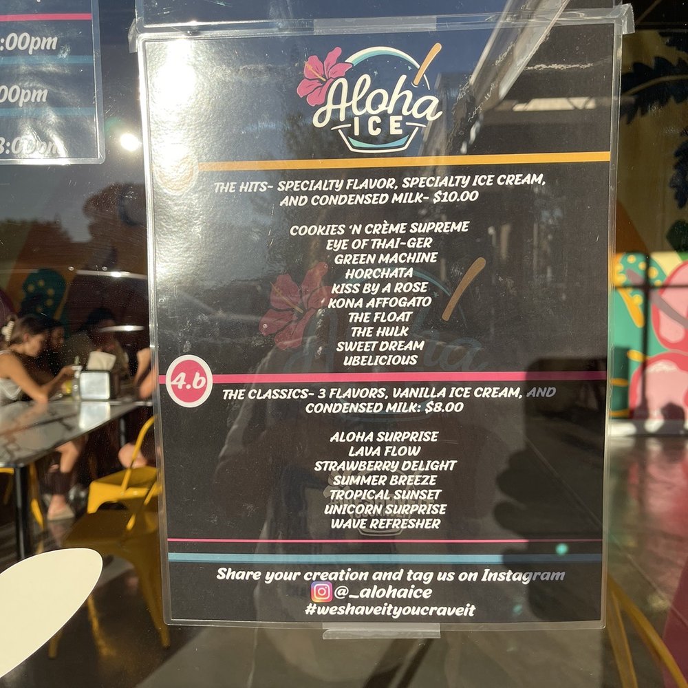 Aloha Ice - Specialty flavors - Shaved Ice Near Me Aloha Ice - Specialty flavors - Shaved Ice Near Me