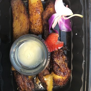 Que Onda Tacobar - 6 little plantains for $7, yes SEVEN dollars... boo :( - Tacos Near Me - Pinole, California Que Onda Tacobar - 6 little plantains for $7, yes SEVEN dollars... boo :( - Tacos Near Me - Pinole, California