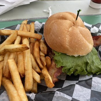 Bull on the Beach - Cheeseburger w/ fries - Seafood Near Me - Ocean City, Maryland Bull on the Beach - Cheeseburger w/ fries - Seafood Near Me - Ocean City, Maryland