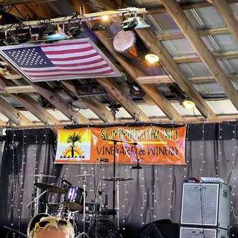 Summer Crush Vineyard and Winery - Stage at Summer Crush - Wineries Near Me - Fort Pierce, Florida Summer Crush Vineyard and Winery - Stage at Summer Crush - Wineries Near Me - Fort Pierce, Florida