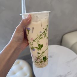 Jasmine Milk Tea w/ QQ noodles Jasmine Milk Tea w/ QQ noodles