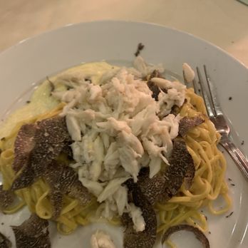 Il Pastaio - Fresh grated truffle pasta with added crab - Italian Near Me - Beverly Hills, California