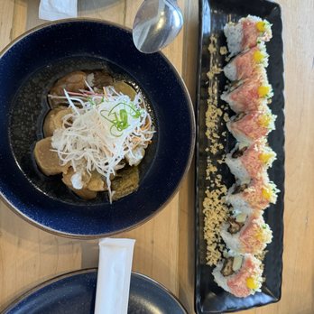 Nami Kaze - Nasu and sushi roll - Japanese Near Me - Honolulu, Hawaii