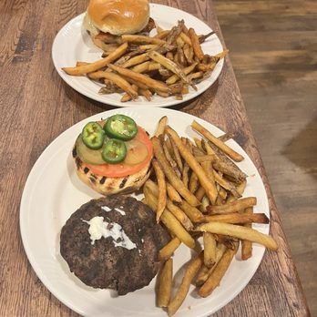 Rumsey Tavern - Burger/Grilled Chicken with fresh cut fries!!!! - New American Near Me - Shepherdstown, West Virginia