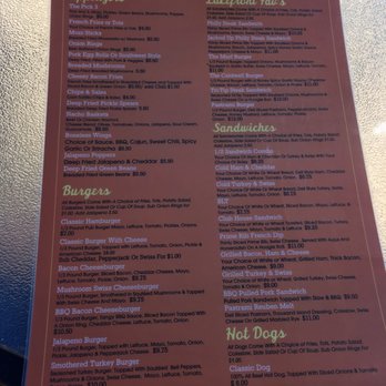 Lakefront Bar & Grill - Menu - Bars Near Me - Cascade, Idaho