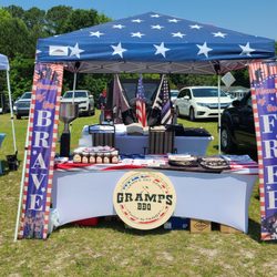 Gramps BBQ - Market set up