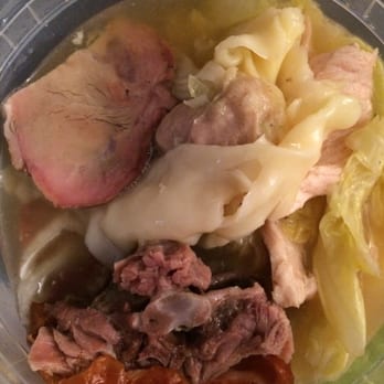 Jaimito's - Wonton soup. Cabbage, home made wontons, chicken bone, pork, chicken breast meat. Super delish - Chinese Near Me - Clifton, New Jersey Jaimito's - Wonton soup. Cabbage, home made wontons, chicken bone, pork, chicken breast meat. Super delish - Chinese Near Me - Clifton, New Jersey