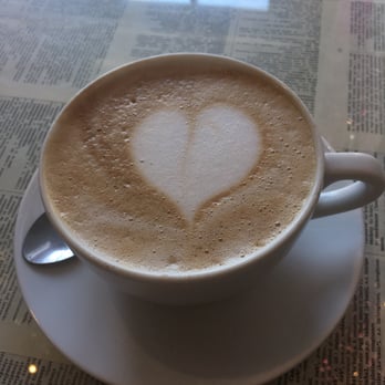 Coffeebar - Almond latte! Yum! Yes! No paper cup!!! - Coffee & Tea Near Me - Truckee, California