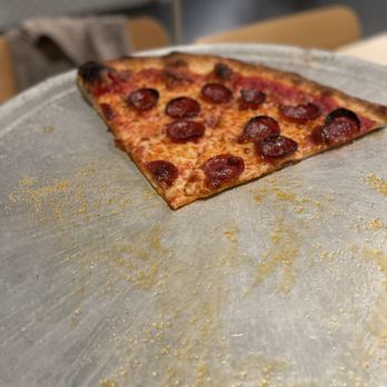 Corner Pizza - Pepperoni pizza. Good. Cheese is a little salty, but overall good flavor pizza. - Pizza Near Me - Oceanside, California