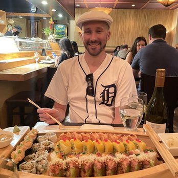 Ota-Ya - Happy Birthday sushi boat. - Japanese Near Me - Lambertville, New Jersey