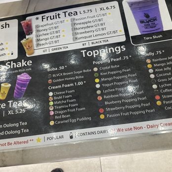 BLVCK Boba Tea - Bubble Tea Near Me - Tucson, Arizona
