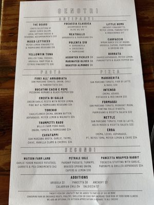 Menu photo 5 Oenotri Napa, CA