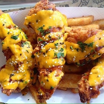 Sticky's - This finger basket with some wasabi aioli on the side was everything! - Fast Food Near Me - New York, New York