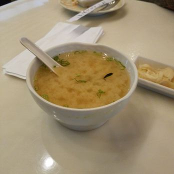 Ushio Sushi - Miso soup comes with $10 lunch specials - Sushi Bars Near Me - Davie, Florida