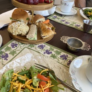 Crest Hill Tea Room - "High Tea" tower (comes with a side salad) - Tea Rooms Near Me - Pulaski, Virginia