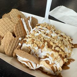 House of Ice Cream & More - Ice cream nachos!!