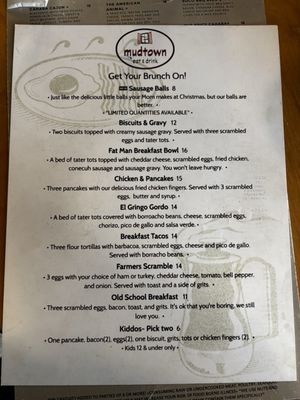 Menu photo 1 Mudtown Eat & Drink Birmingham, AL Menu photo 1 Mudtown Eat & Drink Birmingham, AL