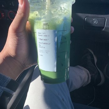 Starbucks - a hand holding a cup of green tea - Coffee & Tea Near Me - Green Valley, Arizona Starbucks - a hand holding a cup of green tea - Coffee & Tea Near Me - Green Valley, Arizona
