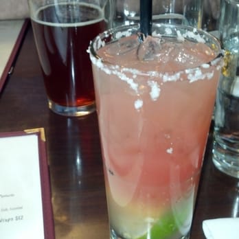 Cafe Genevieve - My watermelon margarita and the hubby's beer - Breakfast & Brunch Near Me - Jackson, Wyoming