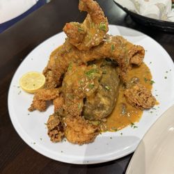 Seafood Baked Potato
