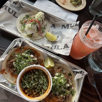 Mula Mexican Kitchen & Tequileria - Birria tacos, Croquette taco, Strawberry Mint Lemonada - Bars Near Me - Omaha, Nebraska Mula Mexican Kitchen & Tequileria - Birria tacos, Croquette taco, Strawberry Mint Lemonada - Bars Near Me - Omaha, Nebraska