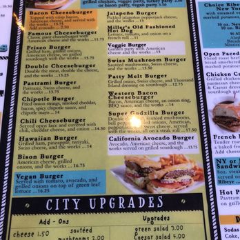 Burger City - Menu - Burgers Near Me - Vacaville, California