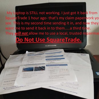 SquareTrade - See anything on my screen? Me neither. That's how it was returned to me after over 2 weeks. I have sent it in twice. DO NOT USE SQUARETRADE! - Mobile Phone Repair Near Me - Brisbane, California SquareTrade - See anything on my screen? Me neither. That's how it was returned to me after over 2 weeks. I have sent it in twice. DO NOT USE SQUARETRADE! - Mobile Phone Repair Near Me - Brisbane, California