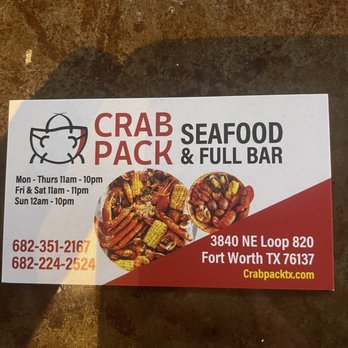 Crab Pack - Seafood Near Me - Fort Worth, Texas Crab Pack - Seafood Near Me - Fort Worth, Texas