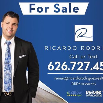 Ricardo Rodriguez - Re/ Max Top Producers - Professional logo - Real Estate Agents Near Me - Diamond Bar, California Ricardo Rodriguez - Re/ Max Top Producers - Professional logo - Real Estate Agents Near Me - Diamond Bar, California