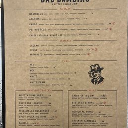 Menu Menu