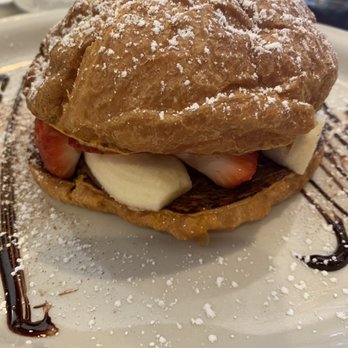 Javier's Café - Strawberry banana Nutella croissant French toast special - Breakfast & Brunch Near Me - Smithtown, New York Javier's Café - Strawberry banana Nutella croissant French toast special - Breakfast & Brunch Near Me - Smithtown, New York