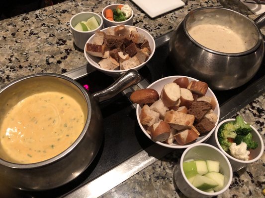Photo of The Melting Pot - Arlington, TX, US. Date night for 4 ~ fondue